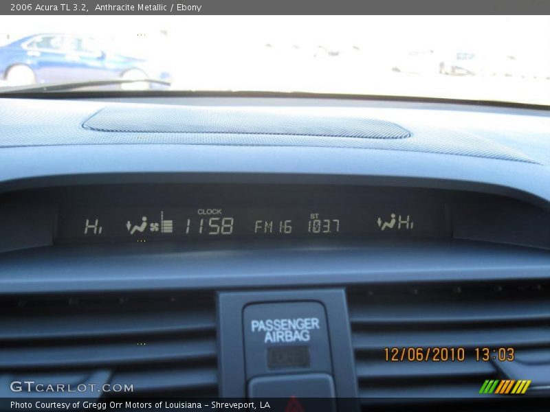 Anthracite Metallic / Ebony 2006 Acura TL 3.2