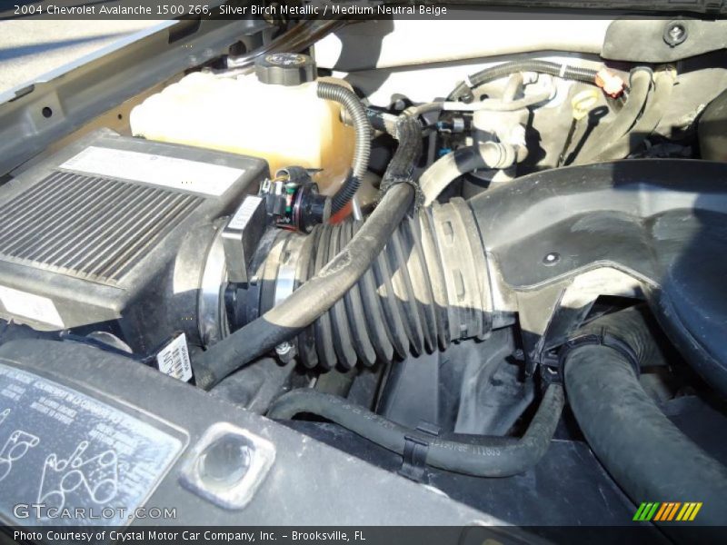 Silver Birch Metallic / Medium Neutral Beige 2004 Chevrolet Avalanche 1500 Z66