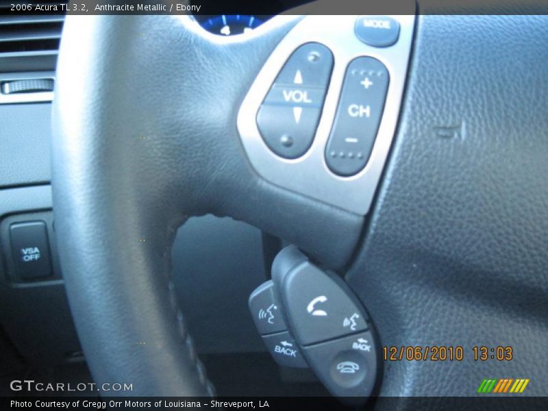 Anthracite Metallic / Ebony 2006 Acura TL 3.2