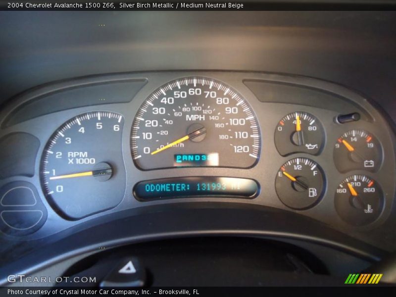 Silver Birch Metallic / Medium Neutral Beige 2004 Chevrolet Avalanche 1500 Z66