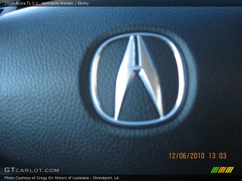 Anthracite Metallic / Ebony 2006 Acura TL 3.2