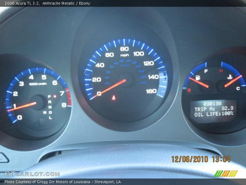 Anthracite Metallic / Ebony 2006 Acura TL 3.2