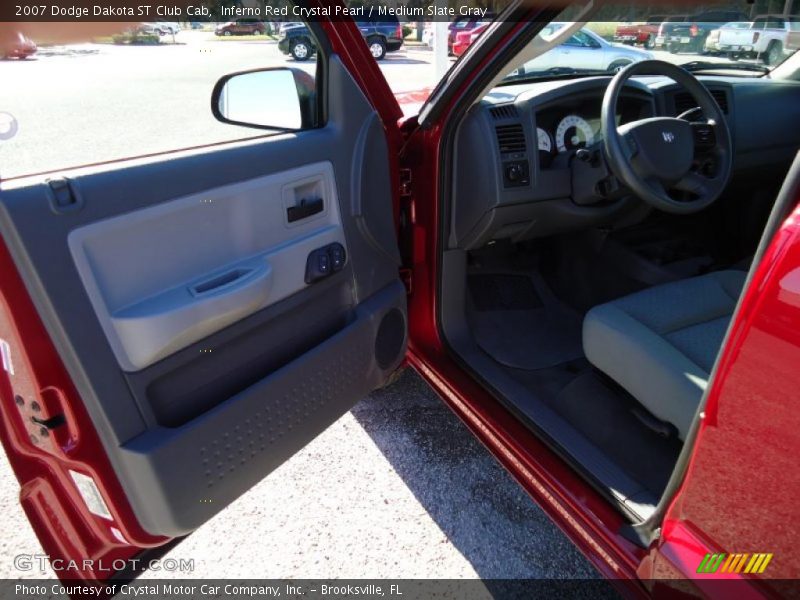 Inferno Red Crystal Pearl / Medium Slate Gray 2007 Dodge Dakota ST Club Cab