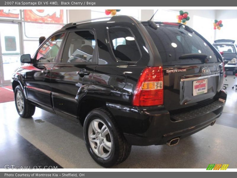 Black Cherry / Beige 2007 Kia Sportage EX V6 4WD