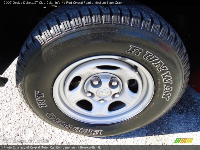 Inferno Red Crystal Pearl / Medium Slate Gray 2007 Dodge Dakota ST Club Cab