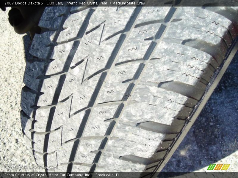 Inferno Red Crystal Pearl / Medium Slate Gray 2007 Dodge Dakota ST Club Cab