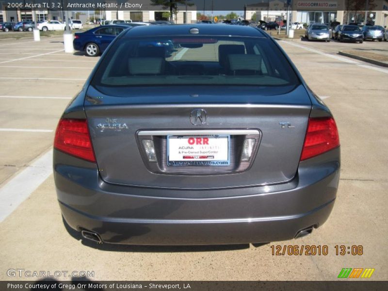 Anthracite Metallic / Ebony 2006 Acura TL 3.2