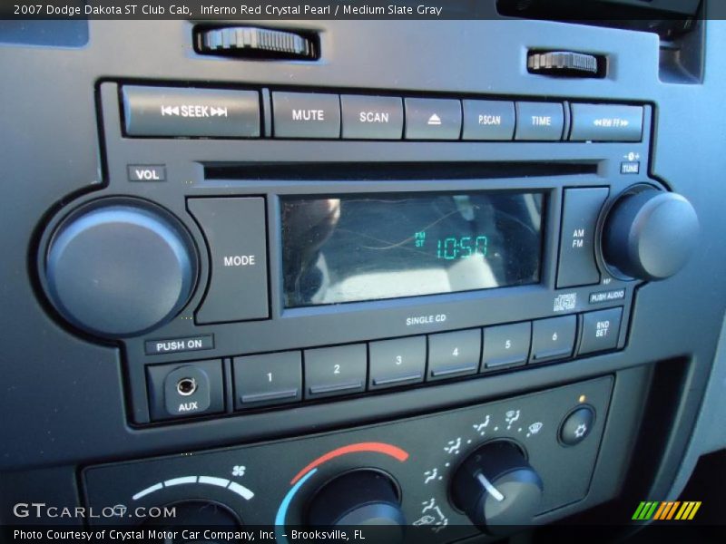 Controls of 2007 Dakota ST Club Cab