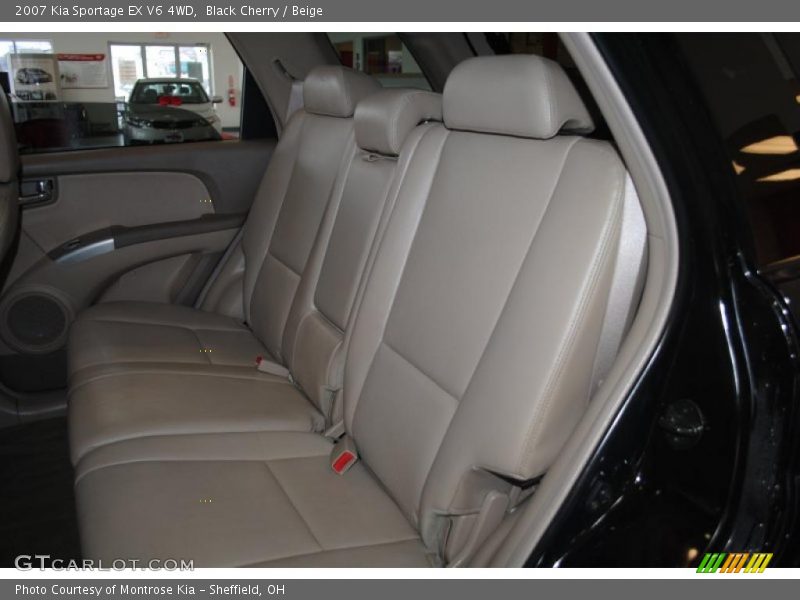 Black Cherry / Beige 2007 Kia Sportage EX V6 4WD