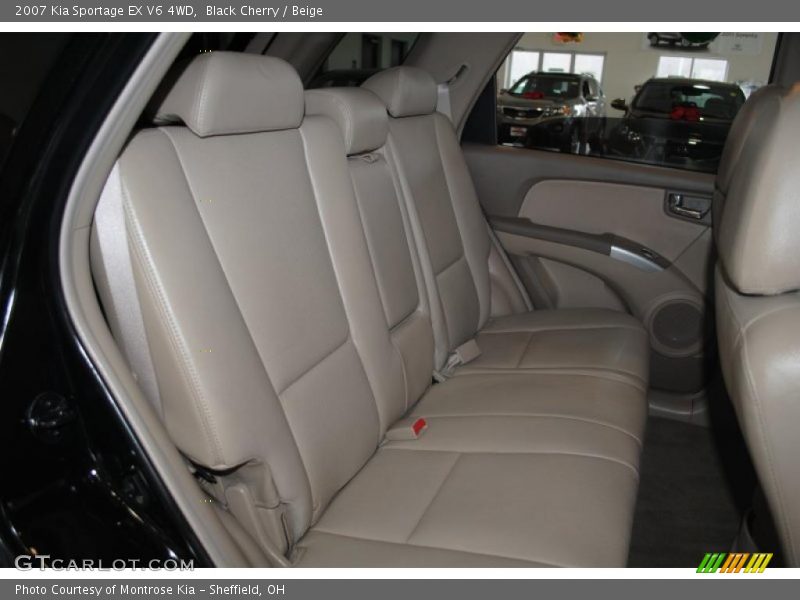 Black Cherry / Beige 2007 Kia Sportage EX V6 4WD