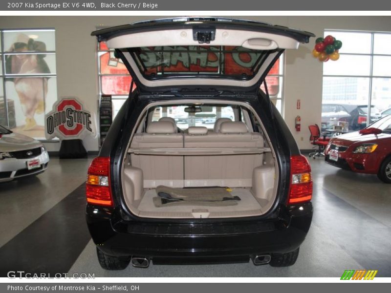 Black Cherry / Beige 2007 Kia Sportage EX V6 4WD
