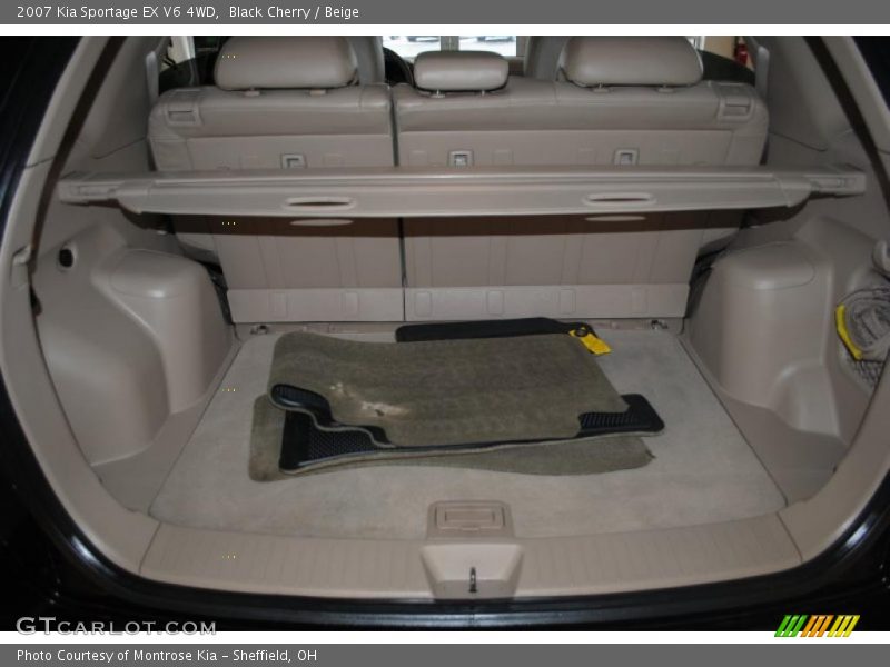 Black Cherry / Beige 2007 Kia Sportage EX V6 4WD