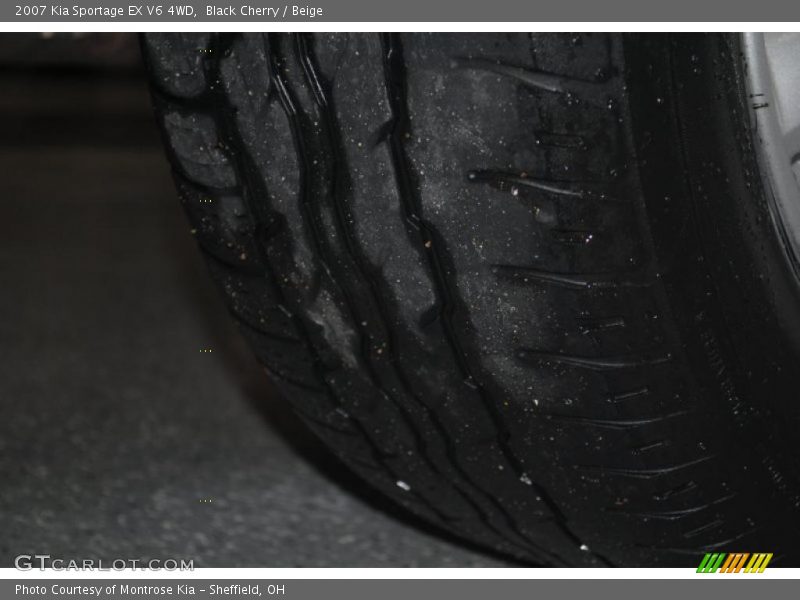 Black Cherry / Beige 2007 Kia Sportage EX V6 4WD