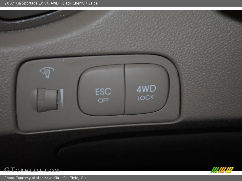 Black Cherry / Beige 2007 Kia Sportage EX V6 4WD