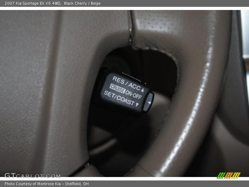Black Cherry / Beige 2007 Kia Sportage EX V6 4WD