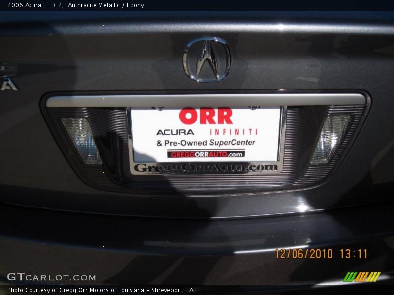 Anthracite Metallic / Ebony 2006 Acura TL 3.2