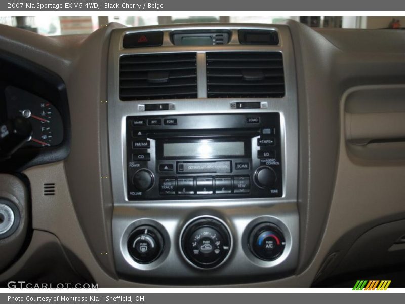 Black Cherry / Beige 2007 Kia Sportage EX V6 4WD