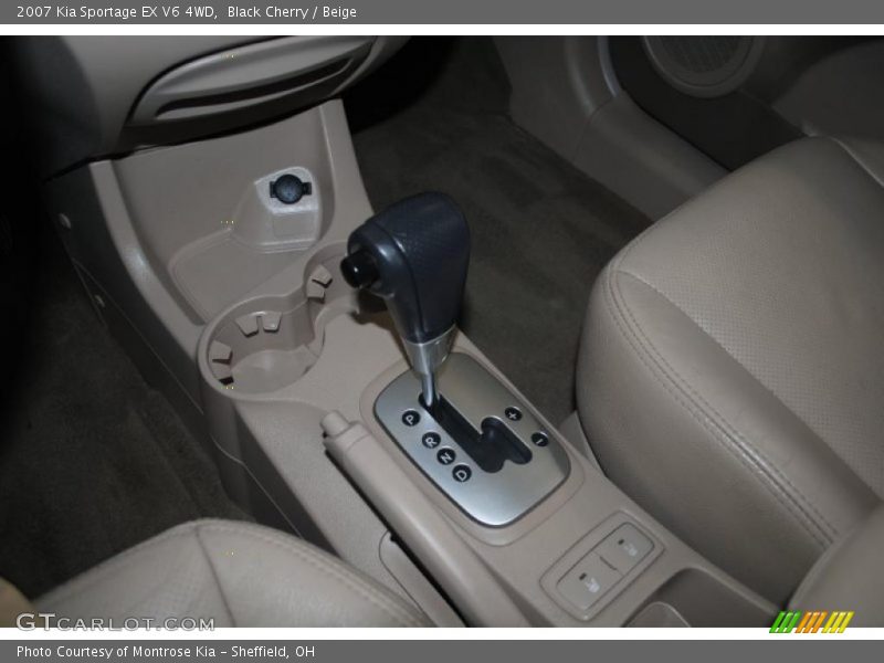 Black Cherry / Beige 2007 Kia Sportage EX V6 4WD