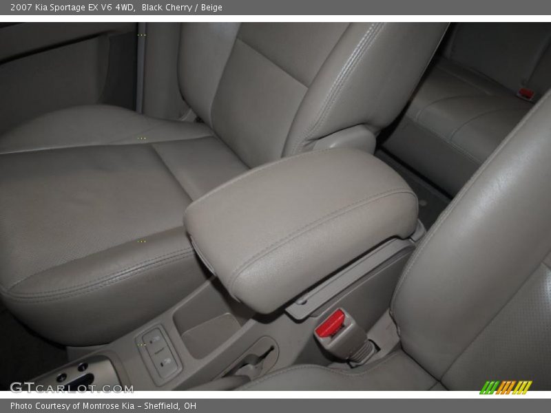 Black Cherry / Beige 2007 Kia Sportage EX V6 4WD