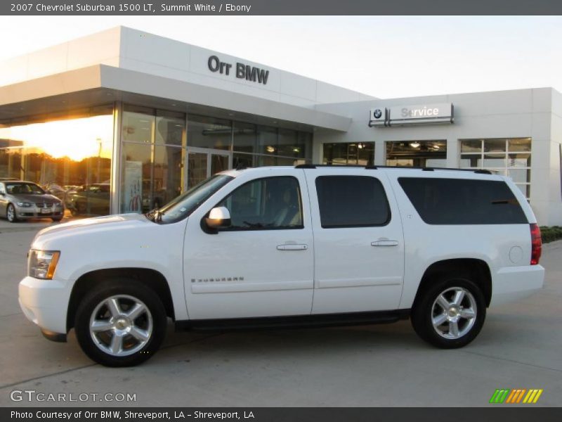 Summit White / Ebony 2007 Chevrolet Suburban 1500 LT