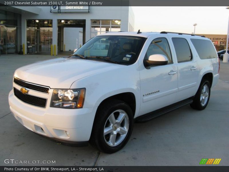 Summit White / Ebony 2007 Chevrolet Suburban 1500 LT