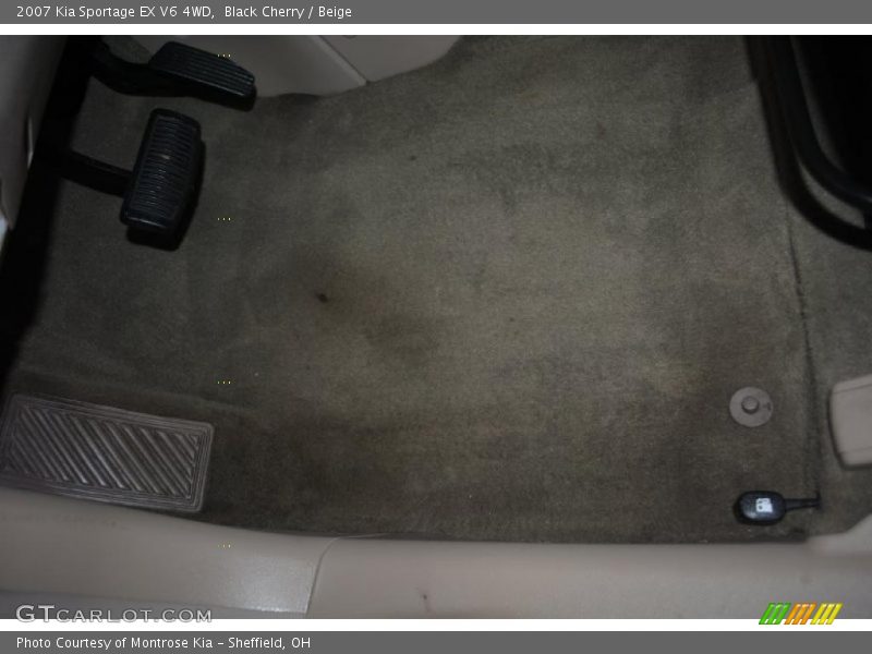 Black Cherry / Beige 2007 Kia Sportage EX V6 4WD