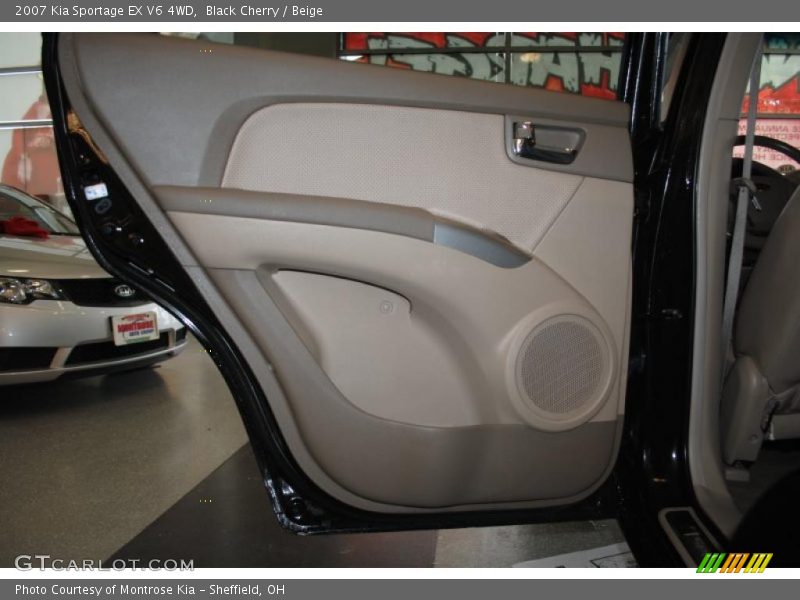 Black Cherry / Beige 2007 Kia Sportage EX V6 4WD