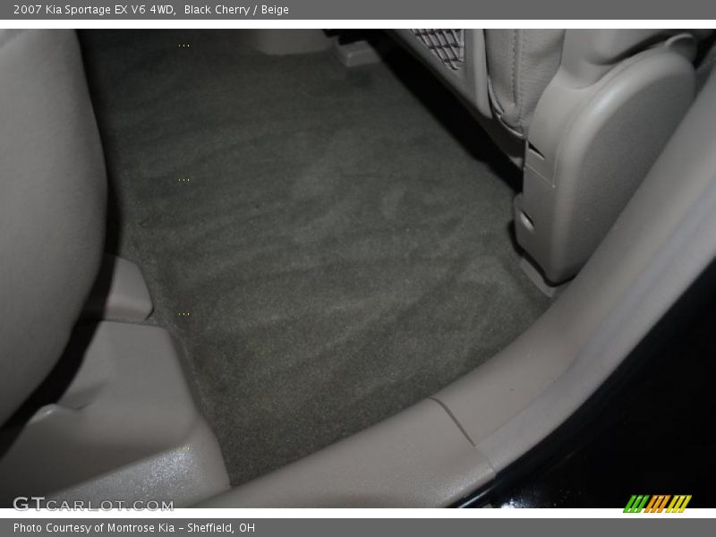 Black Cherry / Beige 2007 Kia Sportage EX V6 4WD