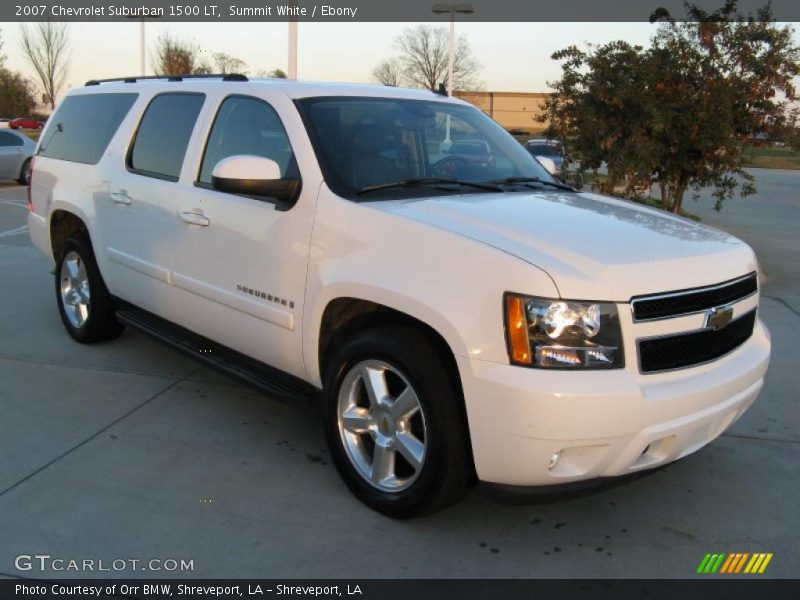 Summit White / Ebony 2007 Chevrolet Suburban 1500 LT