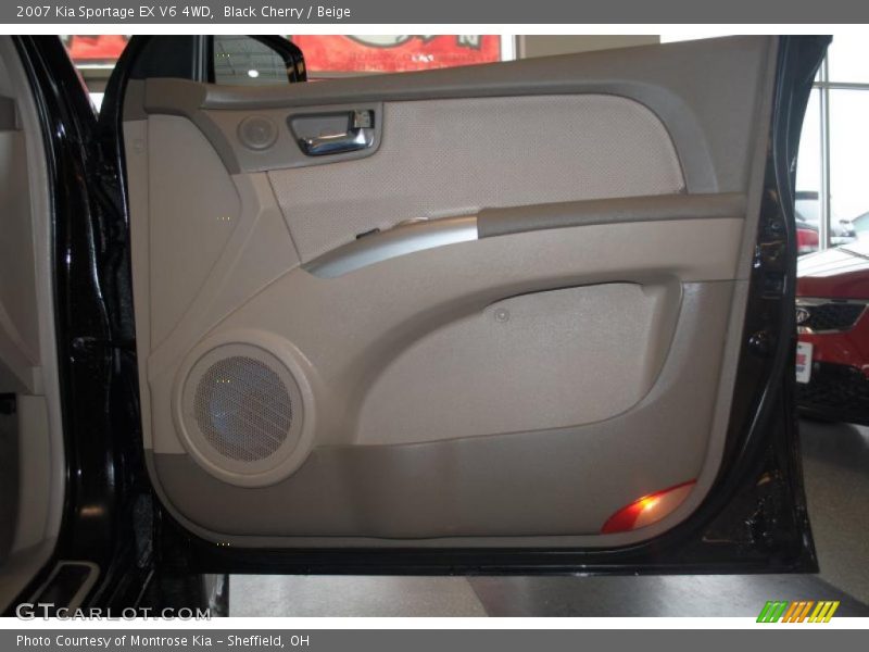 Black Cherry / Beige 2007 Kia Sportage EX V6 4WD