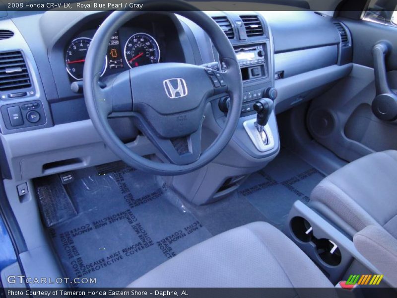  2008 CR-V LX Gray Interior