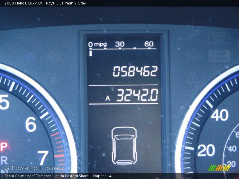Royal Blue Pearl / Gray 2008 Honda CR-V LX