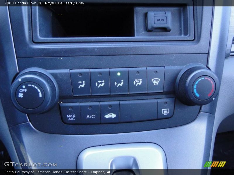 Controls of 2008 CR-V LX