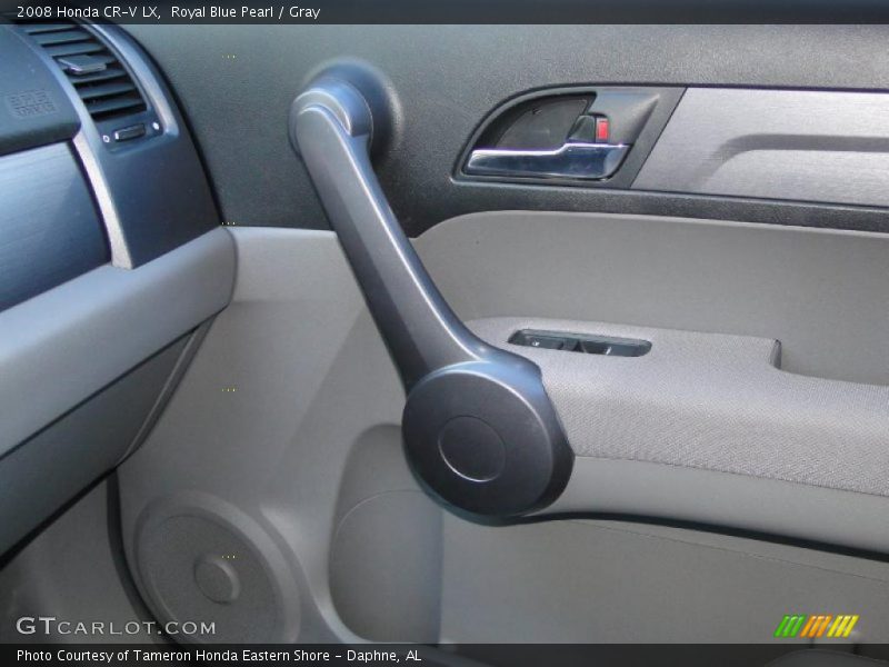 Royal Blue Pearl / Gray 2008 Honda CR-V LX