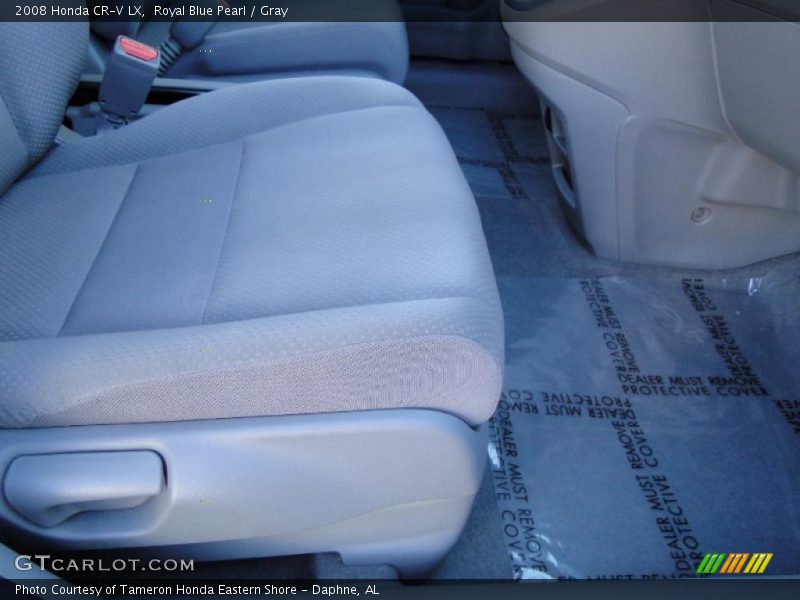 Royal Blue Pearl / Gray 2008 Honda CR-V LX