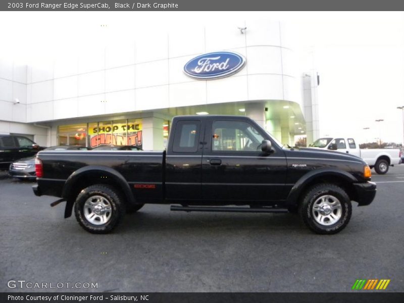 Black / Dark Graphite 2003 Ford Ranger Edge SuperCab