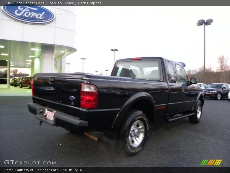 Black / Dark Graphite 2003 Ford Ranger Edge SuperCab