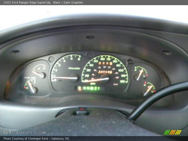 Black / Dark Graphite 2003 Ford Ranger Edge SuperCab