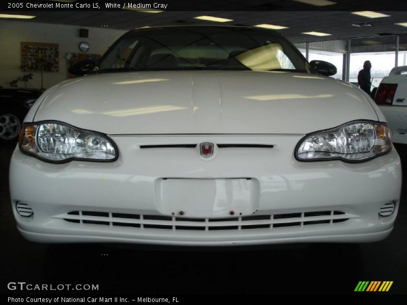 White / Medium Gray 2005 Chevrolet Monte Carlo LS