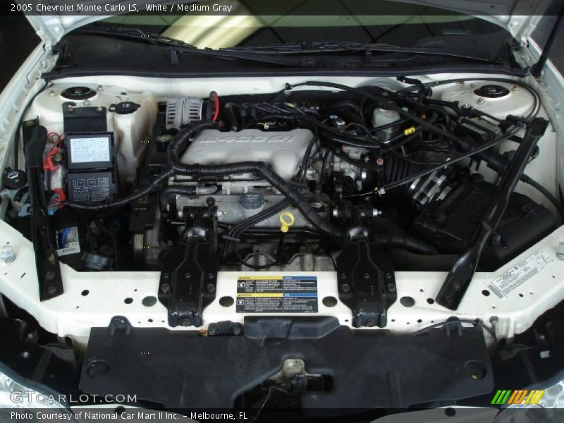 White / Medium Gray 2005 Chevrolet Monte Carlo LS