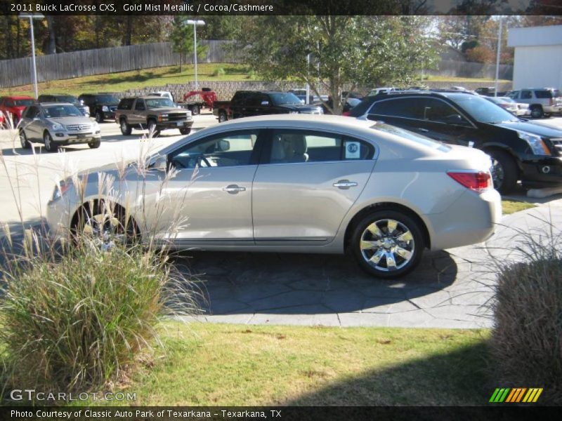 Gold Mist Metallic / Cocoa/Cashmere 2011 Buick LaCrosse CXS