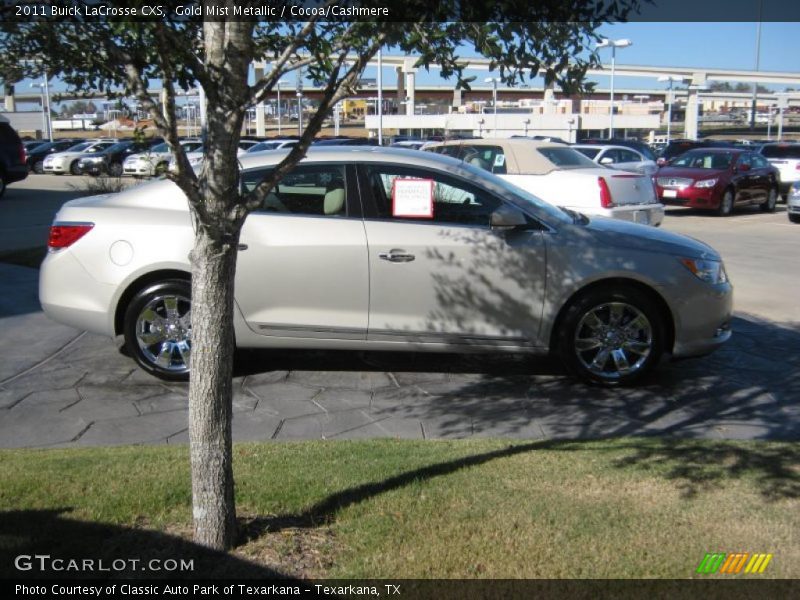 Gold Mist Metallic / Cocoa/Cashmere 2011 Buick LaCrosse CXS