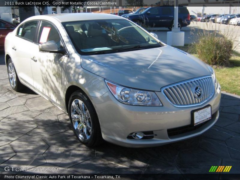 Front 3/4 View of 2011 LaCrosse CXS