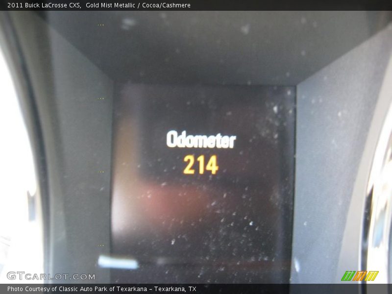 Gold Mist Metallic / Cocoa/Cashmere 2011 Buick LaCrosse CXS