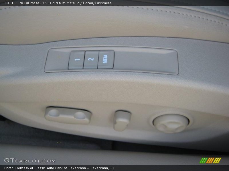 Gold Mist Metallic / Cocoa/Cashmere 2011 Buick LaCrosse CXS