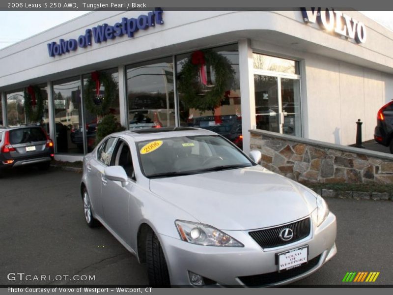 Tungsten Pearl / Black 2006 Lexus IS 250 AWD