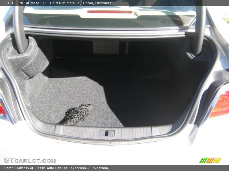  2011 LaCrosse CXS Trunk