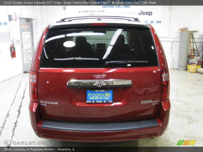 Deep Cherry Red Crystal Pearl / Medium Slate Gray/Light Shale 2010 Dodge Grand Caravan SXT Crew