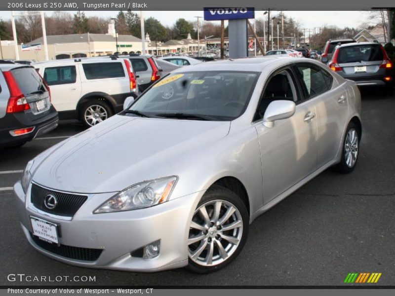 Tungsten Pearl / Black 2006 Lexus IS 250 AWD