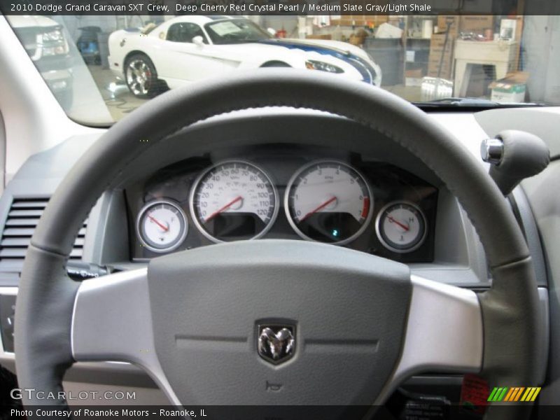 Deep Cherry Red Crystal Pearl / Medium Slate Gray/Light Shale 2010 Dodge Grand Caravan SXT Crew